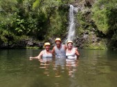 Rappelling down Waterfalls in Maui