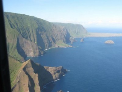 My photo of the Cliffs of Moloka'i
