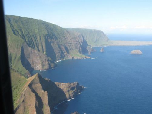 My photo of the Cliffs of Moloka'i