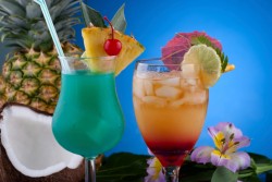 Most popular cocktails series - Mai Tai and Blue Hawaiian